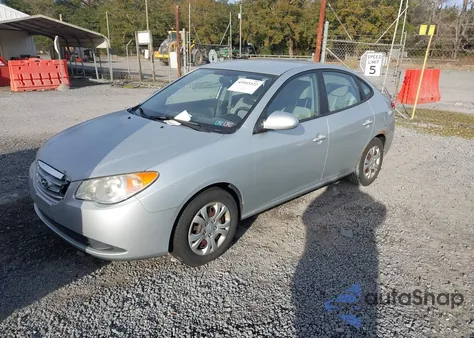 2010 Hyundai Elantra Blue from USA, damaged, VIN KMHDU4AD7AU173051